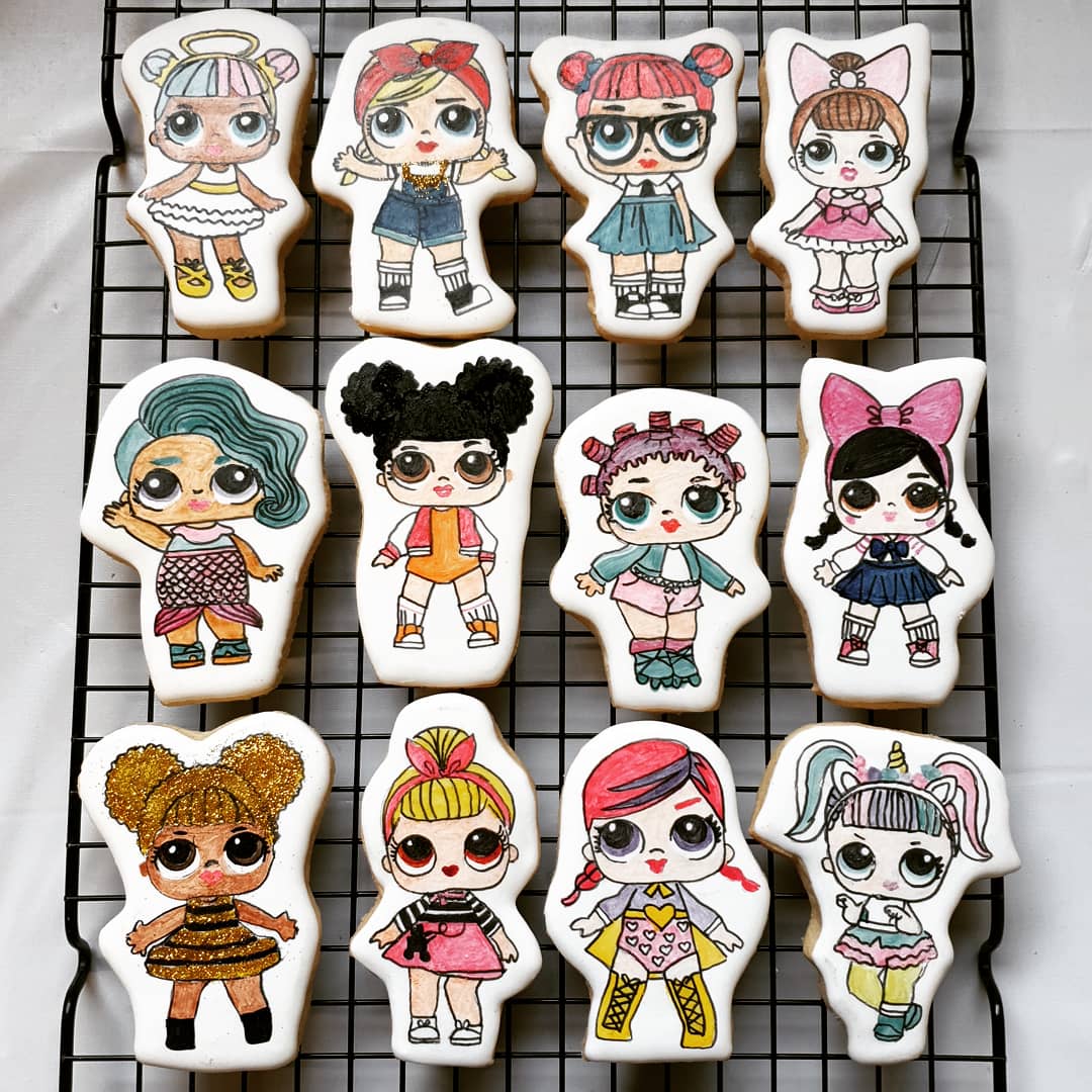 Biscoitos personagens