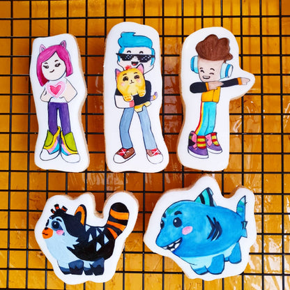 Biscoitos personagens