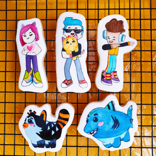 Biscoitos personagens
