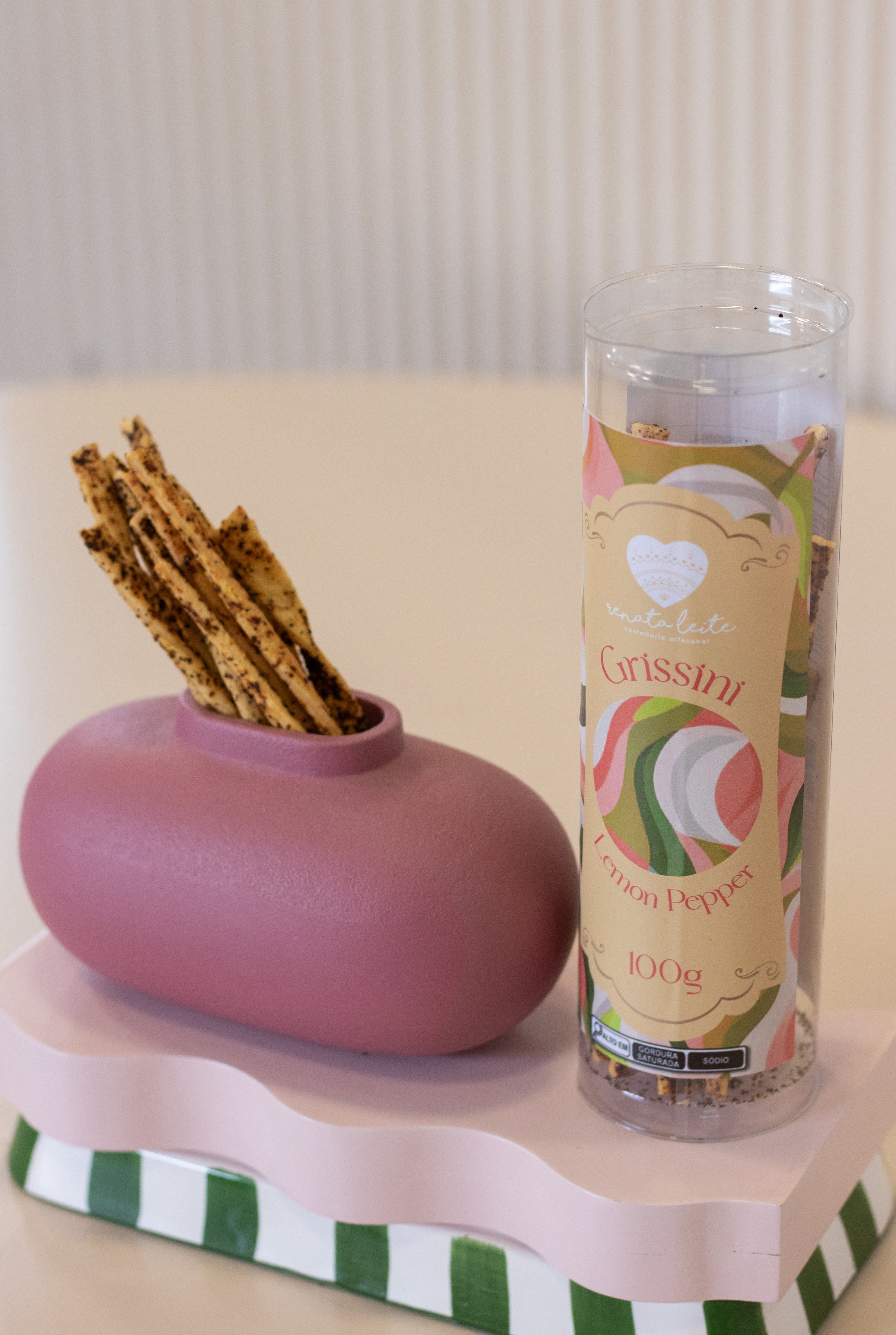 Grissini Lemmon Pepper - 100 gr